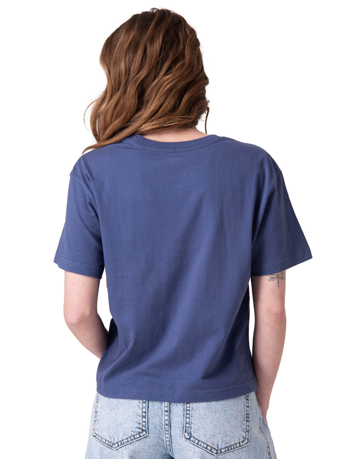 Polera Manga Corta Hombre Slub Knit Fashion Azul