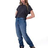 Polera Manga Corta Mujer Slub Knit Fashion Negro Cat