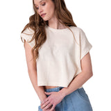 Polera Manga Corta Hombre Slub Knit Fashion Rosado
