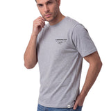 Polera Manga Corta Hombre Heritage Peoria Gris Cat