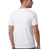 Polera Manga Corta Hombre Heritage Peoria Blanco Cat