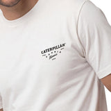 Polera Manga Corta Hombre Heritage Peoria Blanco Cat
