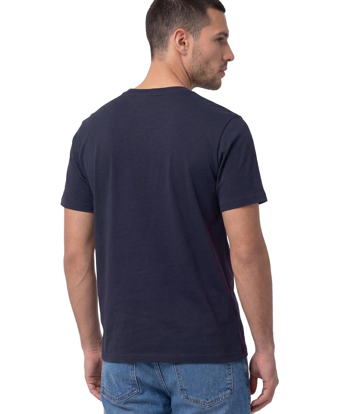 Polera Manga Corta Hombre Heritage Peoria Azul Cat