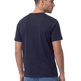 Polera Manga Corta Hombre Heritage Peoria Azul Cat