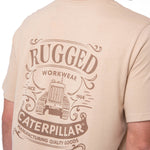 Polera Manga Corta Hombre Heritage Beige Cat