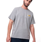 Polera Manga Corta Hombre Sales And Service Gris Cat