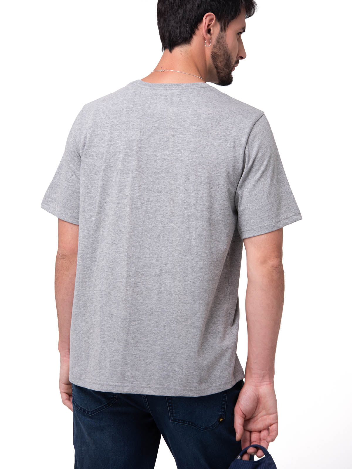 Polera Manga Corta Hombre Sales And Service Gris Cat