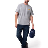 Polera Manga Corta Hombre Sales And Service Gris Cat