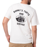 Polera Manga Corta Hombre Sales And Service Blanco Cat