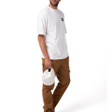 Polera Manga Corta Hombre Relaxed Danny Blanco Cat