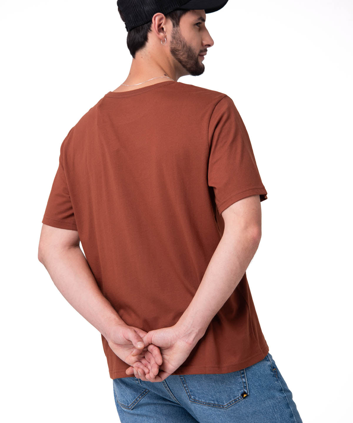 Polera Manga Corta Hombre Western Café Cat