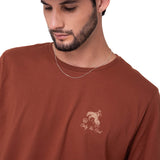 Polera Manga Corta Hombre Western Café Cat