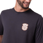 Polera Manga Corta Hombre Western Gris Oscuro Cat