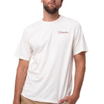 Polera Manga Corta Hombre Western Blanco Cat