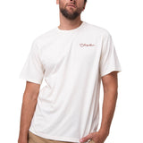 Polera Manga Corta Hombre Western Blanco Cat