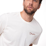 Polera Manga Corta Hombre Western Blanco Cat