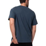 Polera Manga Corta Hombre Varsity Azul Cat