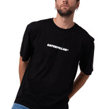 Polera Manga Corta Hombre Diseño SCI FI Negro Cat