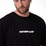 Polera Manga Corta Hombre Diseño SCI FI Negro Cat