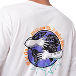 Polera Manga Corta Hombre Diseño SCI FI Blanco Cat