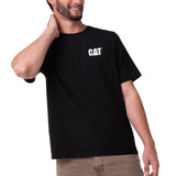 Polera Manga Corta Hombre Moto Diseño Negro Cat