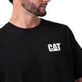 Polera Manga Corta Hombre Moto Diseño Negro Cat