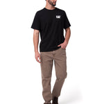 Polera Manga Corta Hombre Moto Diseño Negro Cat