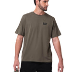 Polera Manga Corta Hombre Small Logo Verde CAT