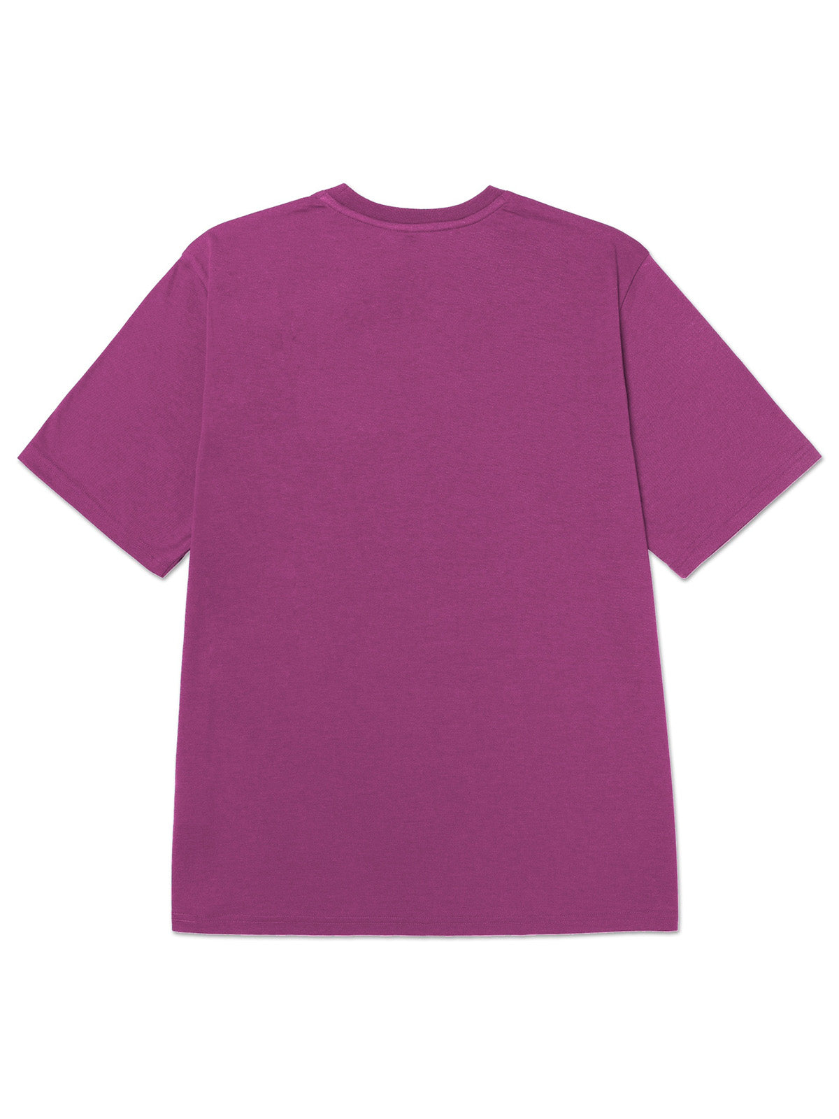 Polera Manga Corta Hombre Cat Small Logo Morado