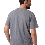 Polera Manga Corta Hombre Small Logo Gris CAT