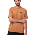 Polera Manga Corta Hombre Small Logo Café CAT