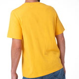 Polera Manga Corta Hombre Small Logo Amarillo CAT