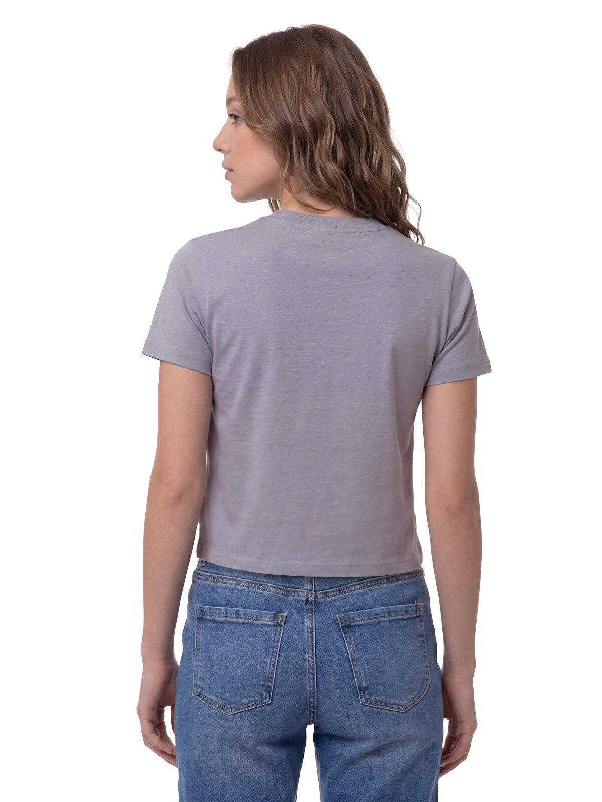 Polera Manga Corta Mujer Heritage Peoria Lila Cat