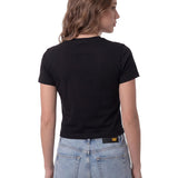 Polera Manga Corta Mujer Heritage Peoria Negro Cat