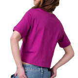 Polera Manga Corta Mujer Caterpillar Ringer C Morado