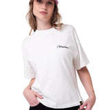 Polera Manga Corta Mujer Moment In Time Blanco Cat