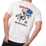 Polera Manga Corta Hombre Western Urban Blanco Cat