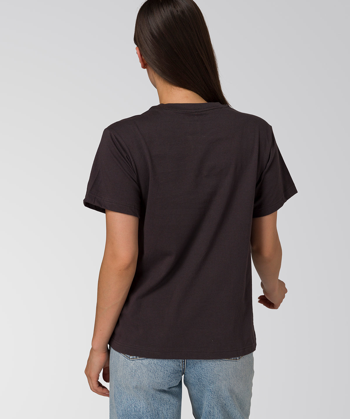 Polera Manga Corta Mujer Prisma Flora Negro Cat