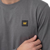 Polera Manga Larga Hombre Cat Patch Gris Cat