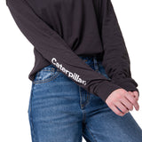 Polera Manga Larga Mujer Diseño Relaxed Negro Cat