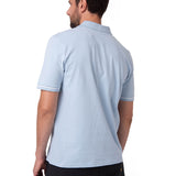 Polo Manga Corta Hombre Caterpillar Slim Celeste