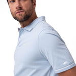 Polo Manga Corta Hombre Caterpillar Slim Celeste
