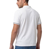 Polo Manga Corta Hombre Caterpillar Slim Blanco