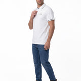 Polo Manga Corta Hombre Caterpillar Slim Blanco