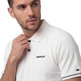 Polo Manga Corta Hombre Caterpillar Slim Blanco