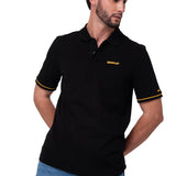 Polo Manga Corta Hombre Caterpillar Slim Negro