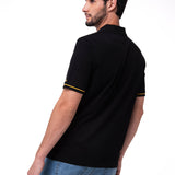 Polo Manga Corta Hombre Caterpillar Slim Negro