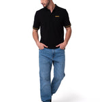 Polo Manga Corta Hombre Caterpillar Slim Negro