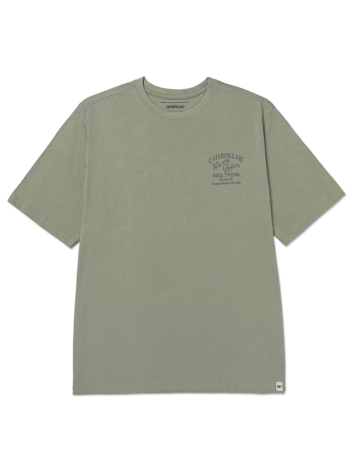 Polera Manga Corta Hombre Dependable Good Grap Verde