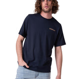 Polera Manga Corta Hombre Caterpillar Track Ty Azul